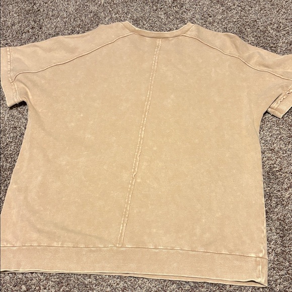 Easel Tan Peace T-Shirt - Picture 4 of 4
